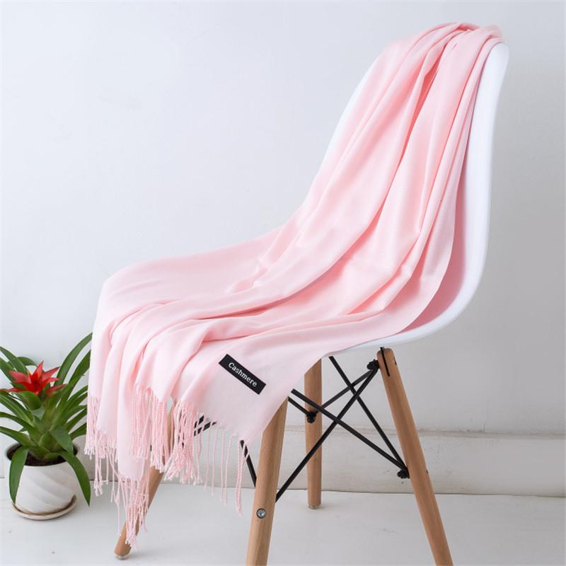 

Summer Women Hijab Scarf Thin Shawls And Wraps Lady Solid Female Hijab Stoles Long Cashmere Pashmina Foulard Head Scarves