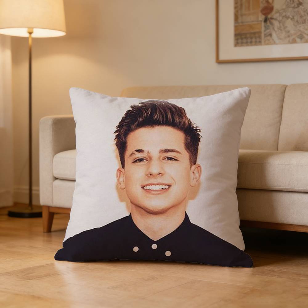 Singer CCharlie Puth Pillow Case for Sofa Living Room Home office Decor Protective Cover