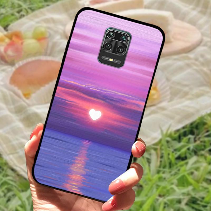 For Xiaomi Redmi Note 9 Cases Soft TPU Silicon Cartoon Phone Back Cover On Redmi Note 9 Pro Coque Note 9s Note 9 s Bumper Fundas