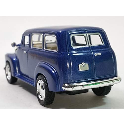 Kinsmart Suburban 1950 Navy Blue SUV 1/36 Scale Diecast Car