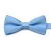 Children BowTie Solid Color Simple Buckle Closure Necktie For Holiday Special Event School Uniform All Matching Necktie