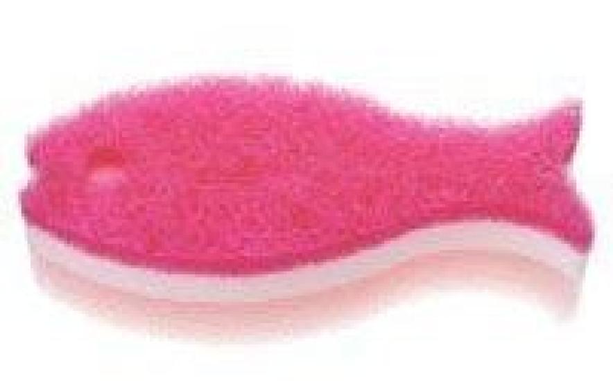 Myrna Fish Deep Pink Set of 10 Sponge, DP,