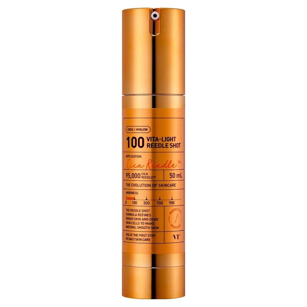 VT COSMETICS CICA REEDLE 100 Shot Hautpflege, 7 Varianten (50ml) – Vitamin C, Retinol, Hyaluronsäure, Kollagen, Schwarzer Trüffel, Koreanisch