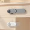 Child Safety Cabinet Drawer Lock Anti‑Pinch Hand Adhesive Baby Proof Lock for Refrigerator Cabinet Door Home Security Accessories