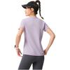 Li-Ning Fitness Series Sports Leisure Simple Cool Air Cooling Shirt Round Neck Pullover Solid Color Short Sleeve T-Shirt Women T-Shirt ATSV346-2