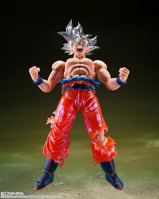TAMASHII NATIONS S.H.Figuarts Son Goku Ultra Instinct - Limit Breaker Ca. 140 mm PVC ABS lackiert bewegliche Figur.