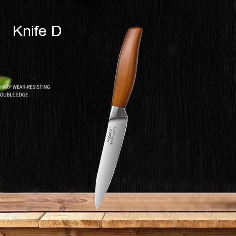 WXCOO Japanese Kitchen Knives Professional Chef Knife Cooking Tools Santoku Utility Knife Stainless Steel Cleaver