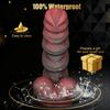 Unique Shaped Silicone Dildo Body-Safe Sex Toy for Men & Women Masturbation