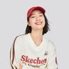 Skechers Striped Outdoor Casual Sports Logo Letter Print Pattern Pullover Long Sleeve Sweatshirt Unisex Sweatshirt Off-White L424U047-0074