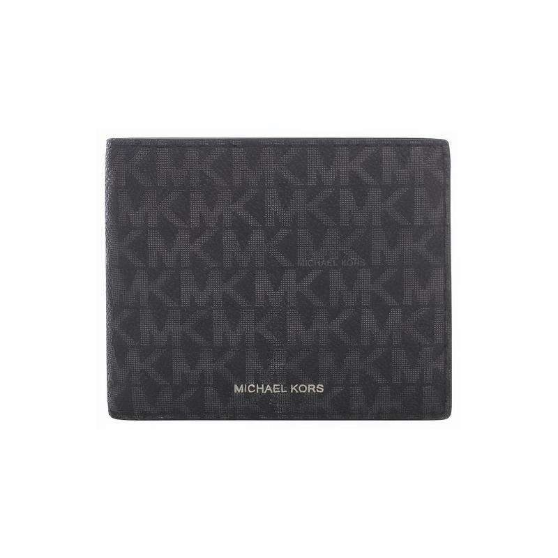 MICHAEL KORS MGreyson Presbyopia Printed Polyurethane Wallet Men s Black чёрный