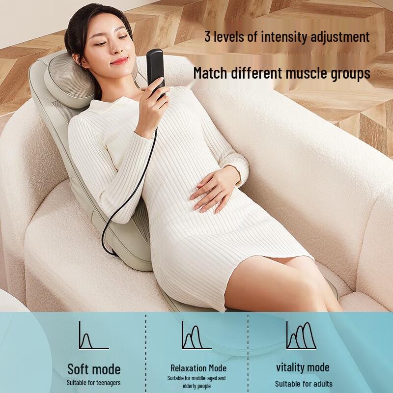 AUX Full Body Shiatsu Massage Cushion with Robotic Hands