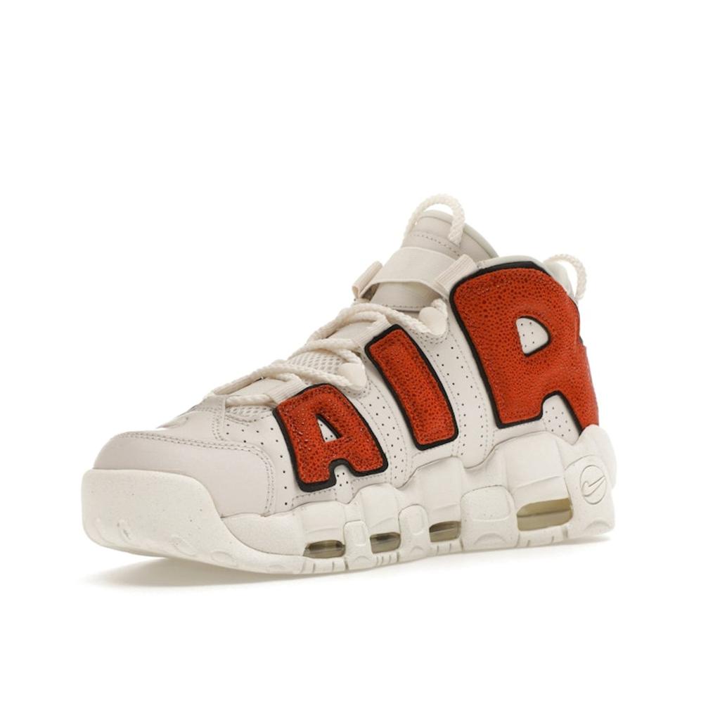 Nike Air More Uptempo Basketball Leather Women Sneakers White Phantom Black DZ5227-001