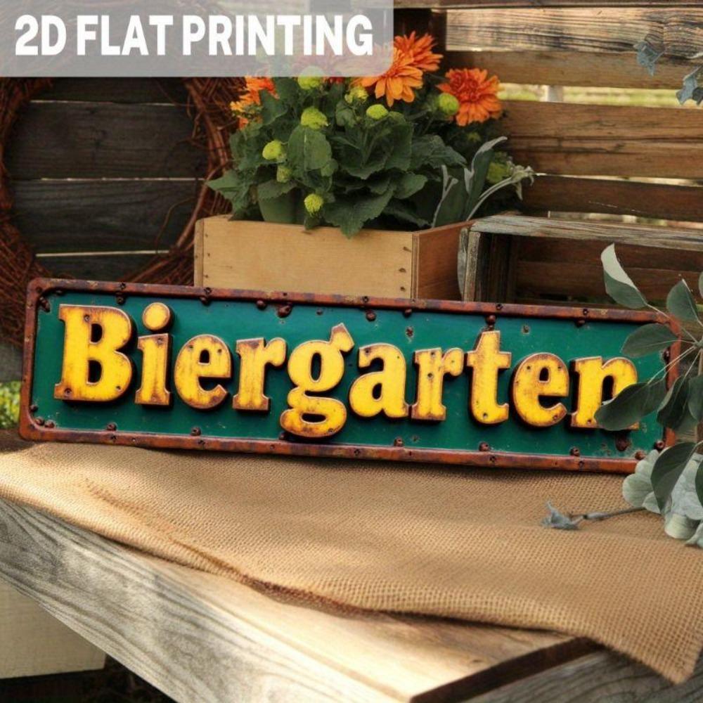 Retro Metal Wall Art for Home Office Beer Bar Decor