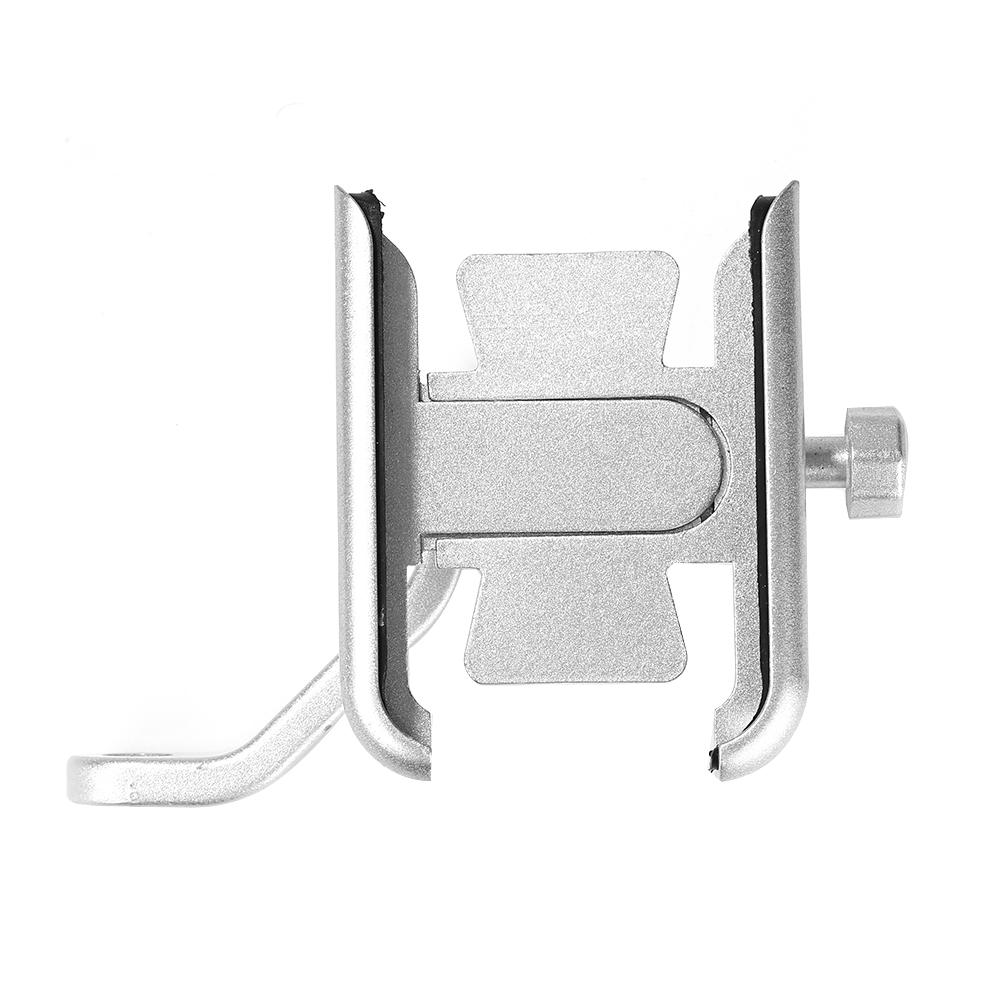 

Bike Mobile Phone Holder Aluminum Alloy Motorcycle GPS Phone Holder Adjustable Bicycle Phone Mount for Bike Motorcycle Scooter срібний