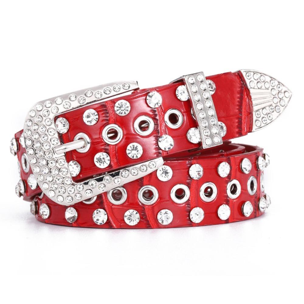 Klassischer Stil Diamant Taillenband Lässige Taillendekoration Mode Hosen Gürtel Student