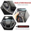 Carbon Fiber Steering Wheel Trim Cover Frame Decoration Interior Accessories Compatible with Chevrolet Silverado 2019-2023,for Chevrolet Tahoe