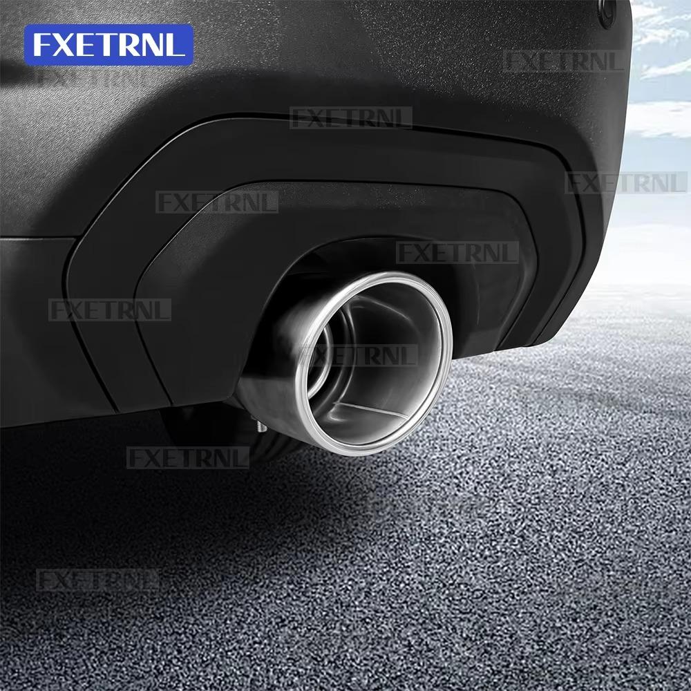 For Subaru Forester 2025 2026 2027 Stainless Steel Exhaust Pipe Car Exhaust Extension Pipe Clamp Tail Throat Tip Decor