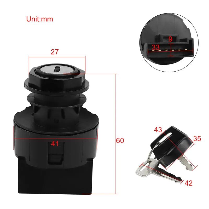 Interruttore di Accensione Chiave per Polaris Sportsman 570 500 400 600 700 Ranger 570 RZR 800 XP Magnum 325 330 Trail Blazer 4011002 4012165