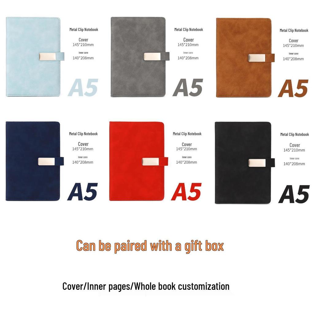 Customizable Notebooks and Notepads: A5 and B5 Stationery Sets with Printable Logo and Inner Page Options