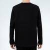 Adidas Large Logo Print Loose Long Sleeve Sport T-Shirt Men Tops Black GV5274