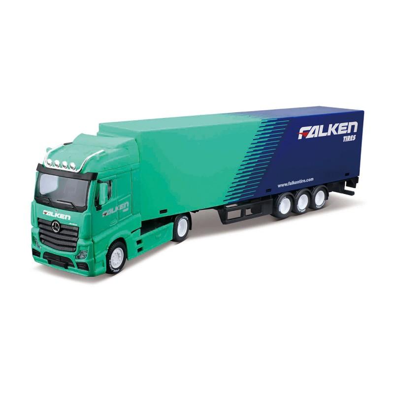 1:43 Volvo FH16 Actros Alloy Truck Car Model Container Truck Container Engineering Transport Vehicle Collect Kids Toy Car Gifts