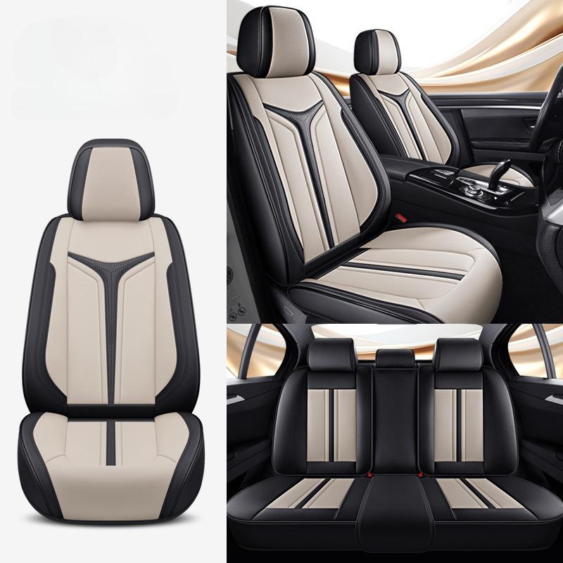 Five-seat Universal Car Seat Covers, Available In Multiple Colors, Easy To Install, Form-fitting Design, Suitable for Sedans, SUVs