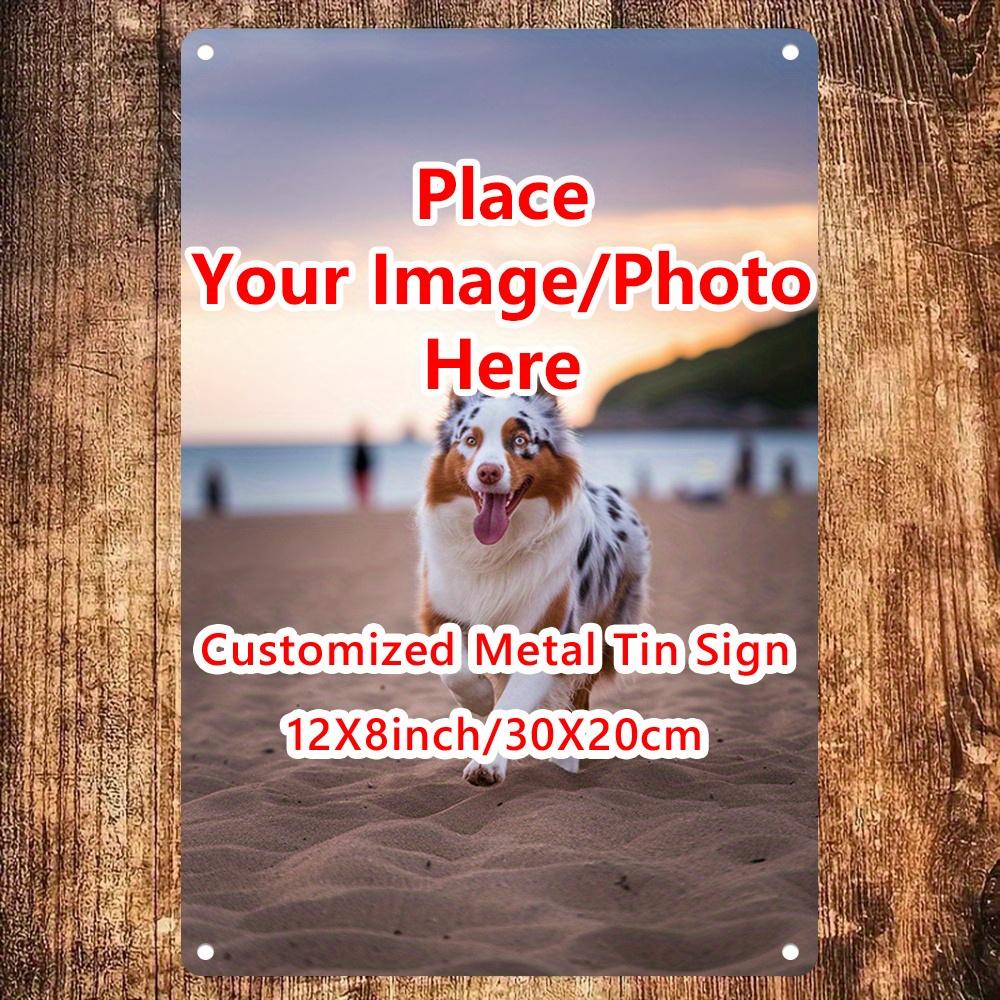 

D Flat pc Customizable Metal Tin Sign Personalized Hanging Ornament Perfect Gift for Friends and Family Wall Art 20x30cm（7.8x11.8inch）