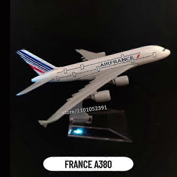 1:400 Scale Metal Airplane Replica DHL Boeing 757 Airplane Diecast Model Airplane Home Office Miniature Toys for Kids - Perfect 12.Lufthansa A380