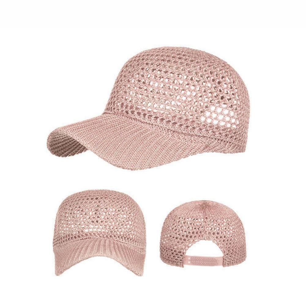 Breathable Net Baseball Hats Waterproof Summer Sun Hat Fashion Mesh Baseball Cap For Man Women