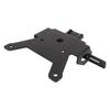 Motorcycle License Plate Holder Carbon Steel License Plate Fixing Frame Bracket with LED Light