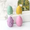 Graffiti Eggs Candle Making Kit Aromatherapy Easter Egg Candle Molds Easter Silicone Mould Embossed Aromatherapy Plaster