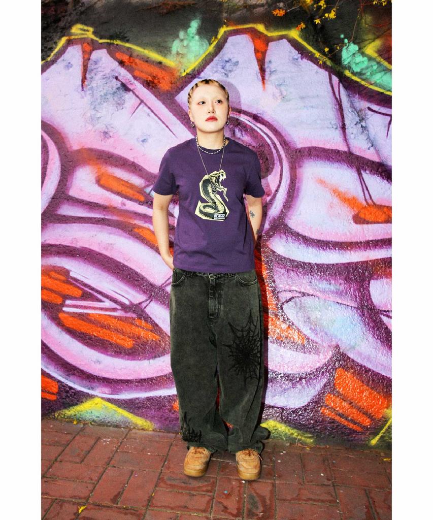 Ialeseuko Snake T-Shirt_Purple