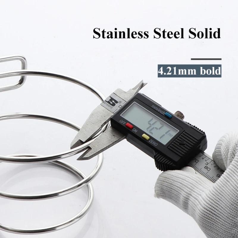 Hair Dryer Holder Blower Organizer Adhesive Wall Mounted Nail Free No Drilling Stainless Steel Spiral Stand For Bathroom