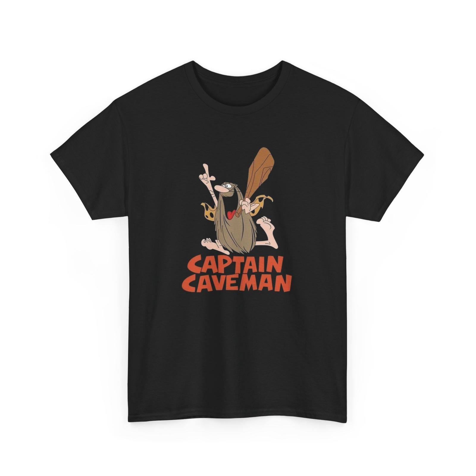 26 Captain Caveman Graphic Tee - Retro Cartoon Shirt Vintage Cartoon Character Top Unisex T-Shirt XXXXL