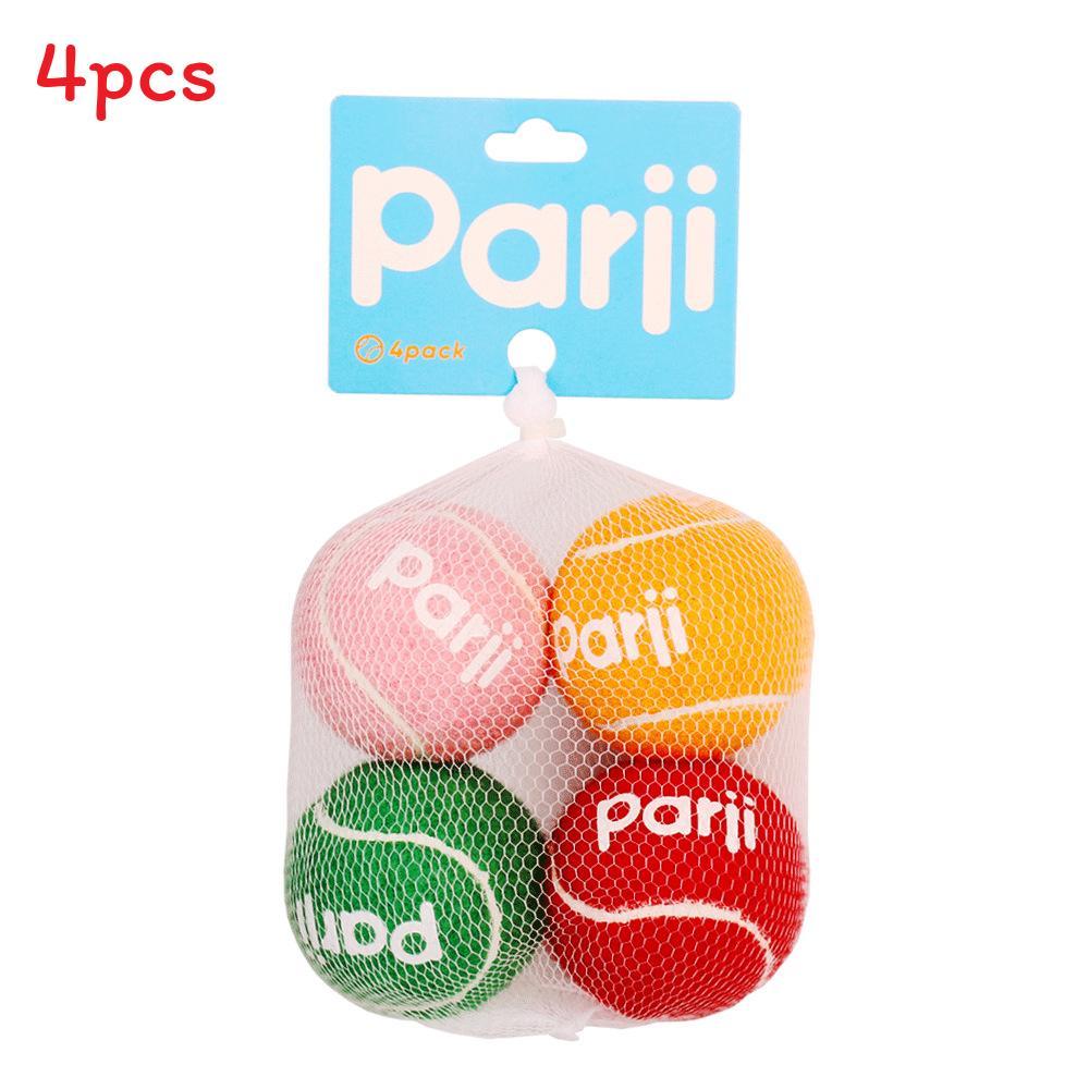 Rubber Dog Toy Ball Pack With Sound For Small Medium Dogs Training And Play
