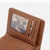 Women’s Short Wallet PU Leather Bifold Wallet with Zipper Coin Pocket Card Holder Compact Clutch Purse RFID Blocking Small Lady Wallet