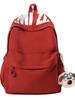 Versatile Letter Print Backpack for Students - Large Capacity for Junior High, High School, University, and Commuting.