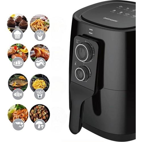 Goldmaster 3.8 Liter Airfryer Oil-Free Frying Hot Air Fryer with Vital Dynamic Airflow Technology GM7477