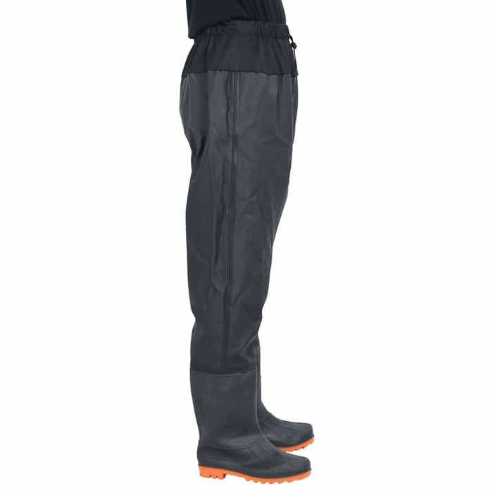 VidaXL Thigh-high Boots with Black Boots Size 38-46 PVC