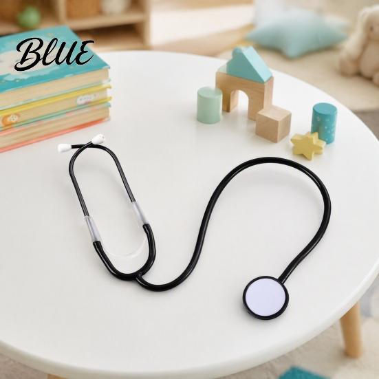 Pretend Play Medical Kit Stethoscope Prop Fake Doctor Nurse Costume Accessories Plastic Halloween Accessories Toy for Role Play Cosplay,