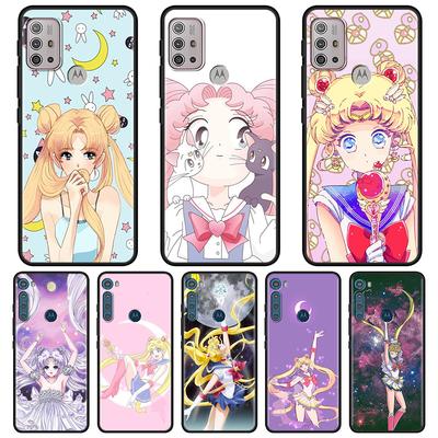 Chica Anime Chica Mágica Para Funda MOTOROLA One Fusion para Moto G10 G9 G8 Plus Play Power One G20 G30 G40 G50 G60 Edge20 Carcasa de Teléfono