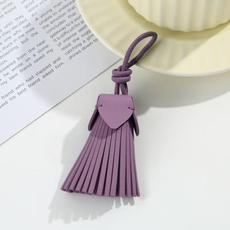 Faux Leather Tassel Hanging Ornament Diy Crafts Making Vintage Tassel Pendant Bag Car Keychain Schoolbag Hanging Decoration