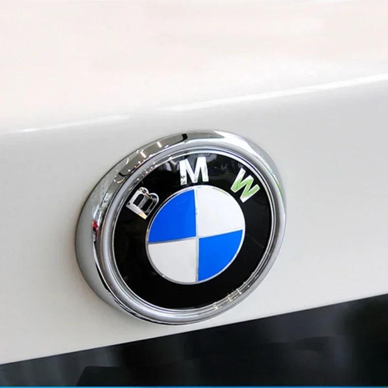 Pentru BMW Pentru BMW Logo Albastru și Alb X6 E71 F16 X3 F25 X5 E70 F15 X4 F26 Emblema Față 3D ABS Crom Cromată Emblema Portbagaj Spate Cu B