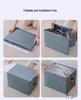 Yuzhe Transparent Foldable Shoe Storage Box with Compartments and Lid for Shoes and Sundries