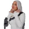Atmungsaktive Turbane Kopf Baumwolle Kopfwickel Neuer schlichter Hijab