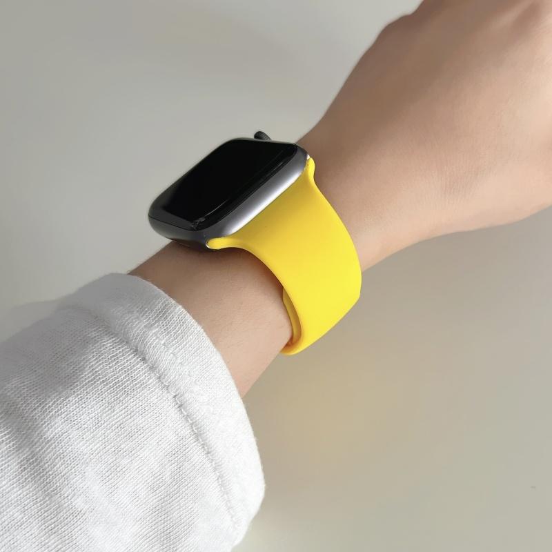 Straps For Watch 10 46 Mm 49mm 44 Mm 45mm 40mm 42mm 41mm 38mm Sport Bracelet iWatch Series 9 8 7 SE Ultra 2 Silicone Band