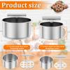 4Pcs Press Meatball Maker Stainless Steel Meatball Maker 6/12 Hole Manual Meat Balls Making Tool for Cooking Kitchen Accessories
