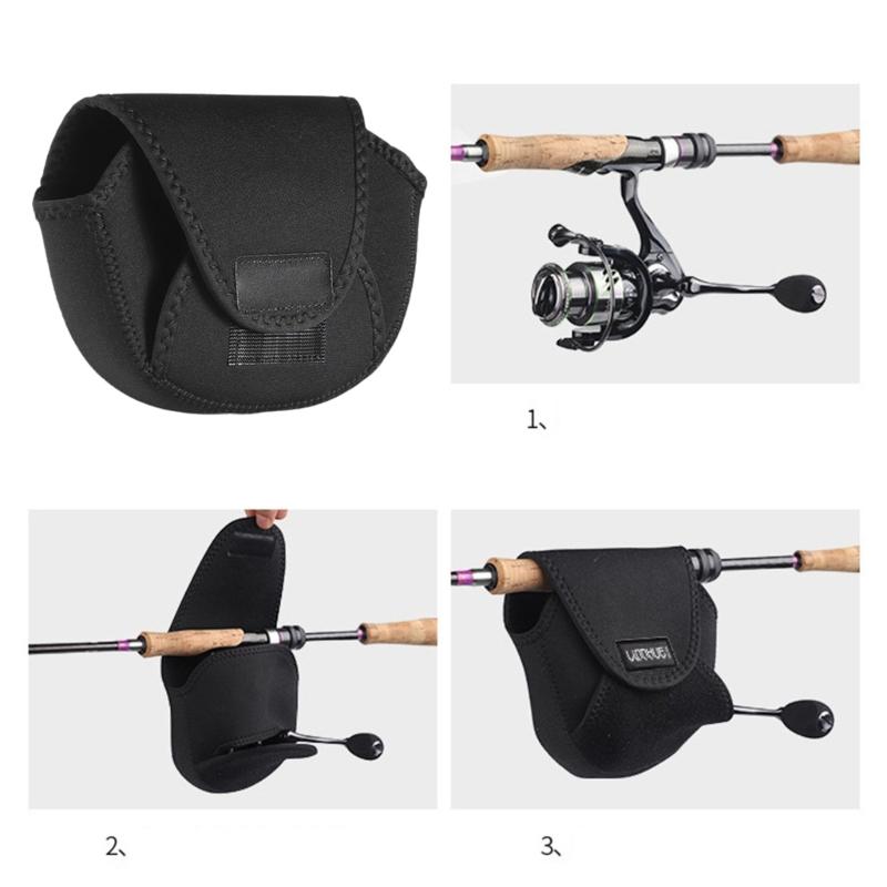 Portable Fishing Reel Pouches Bag Spinnings Reel Cover Case Bag Baitcasting Trolling Fishing Reel Protective Case