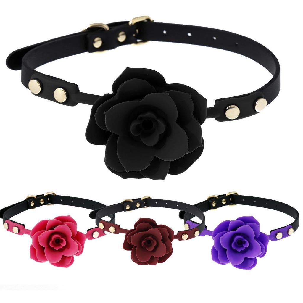 Soft PU Leather Handcuffs and Collar Set with Leash