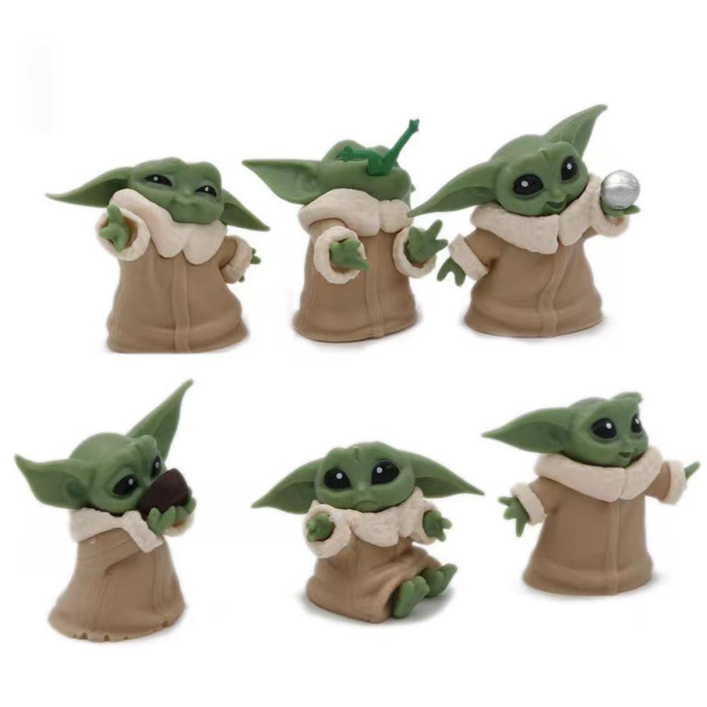 6pcs The Star War Action Figures for Wars Theme Party Decorative Ornaments Gifts